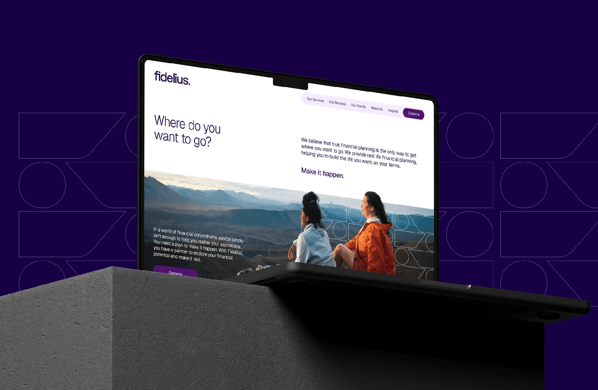 Fidelius — Desktop Website