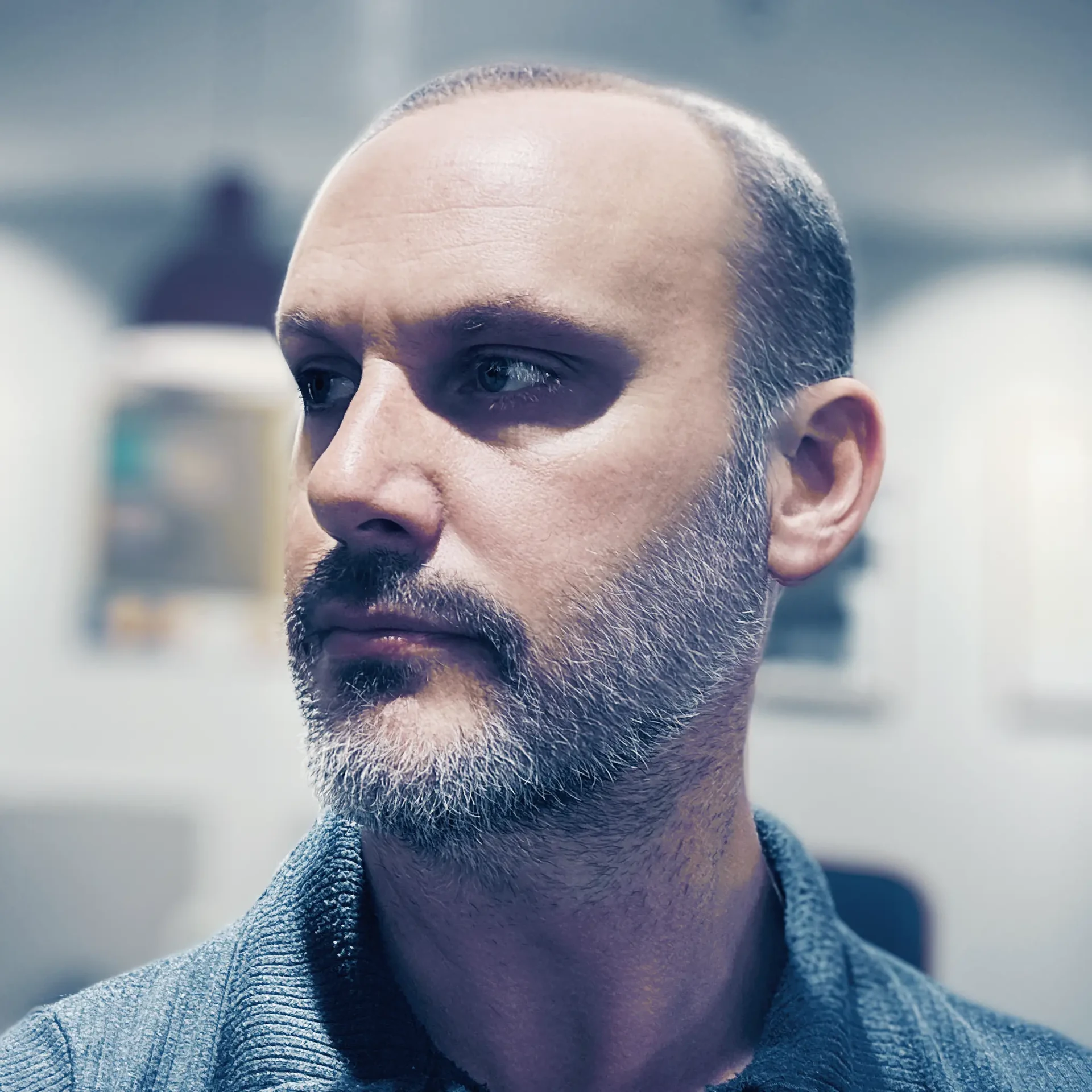 Portrait of Nick Carter, independent graphic designer based in Brighton