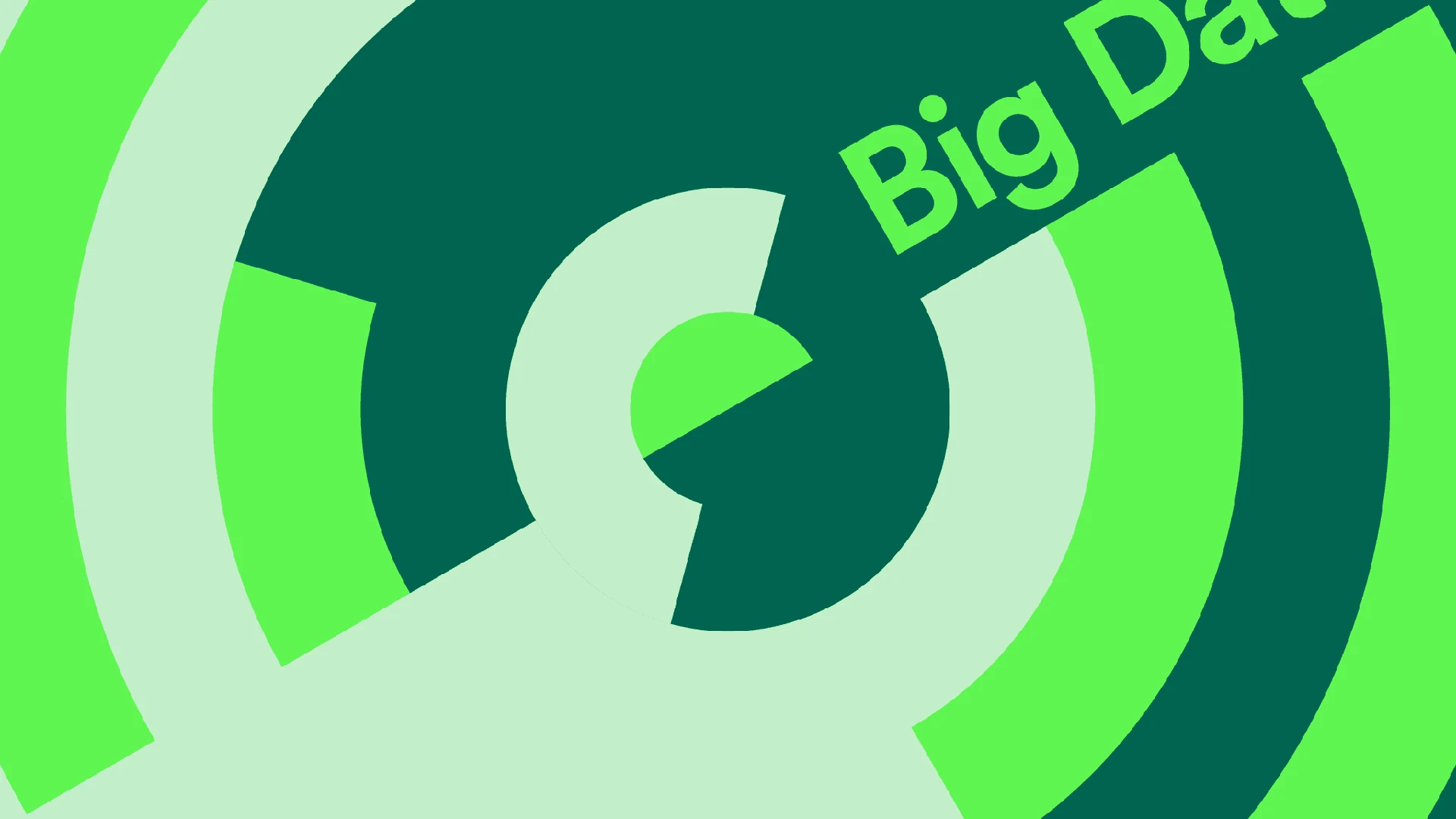 Green Spotify Unwound event graphic with abstract circular shapes